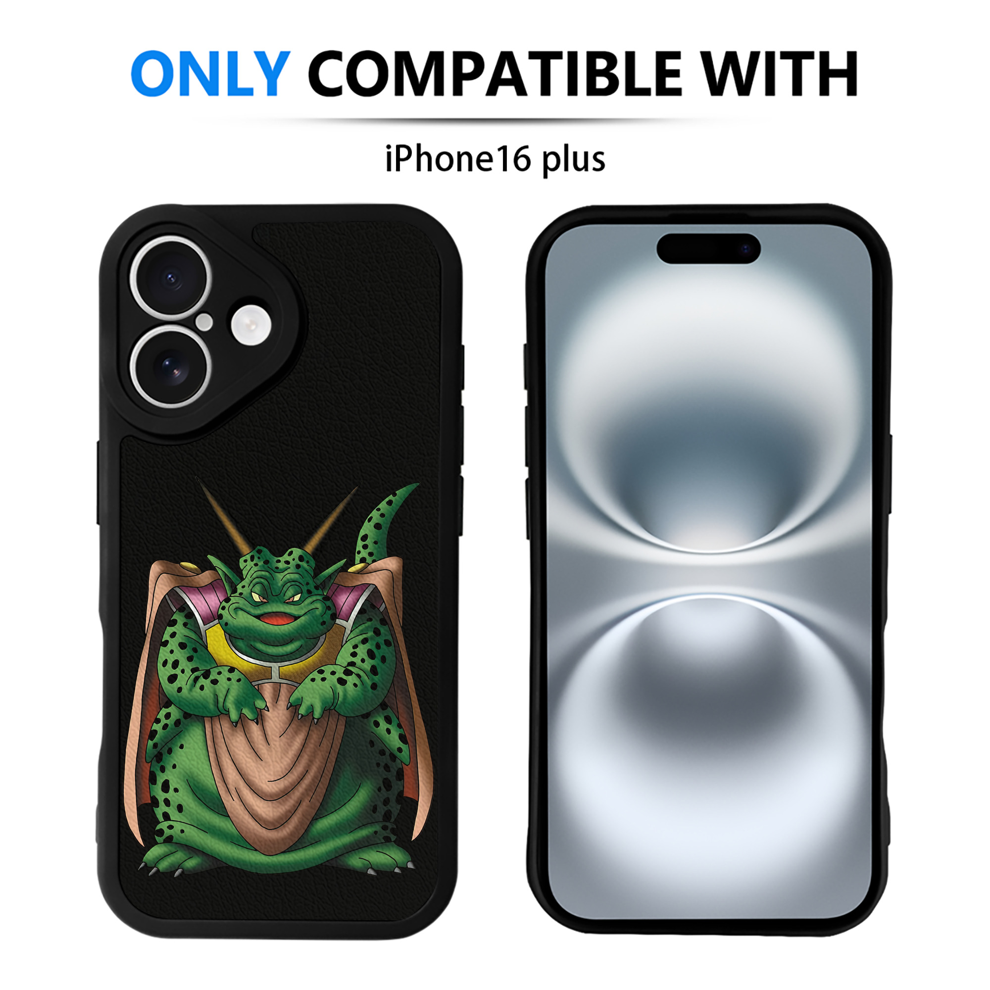 （画像用） ドラゴンクエスト Doragon Kuesuto Dragon Quest 【iPhone 16シリーズ対応】シリコンスマホケース（レザー調） 材質：シリコン